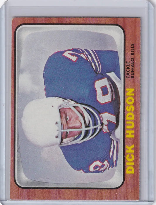1966 Topps Football #25 Dick Hudson - Buffalo Bills - Football Card Single