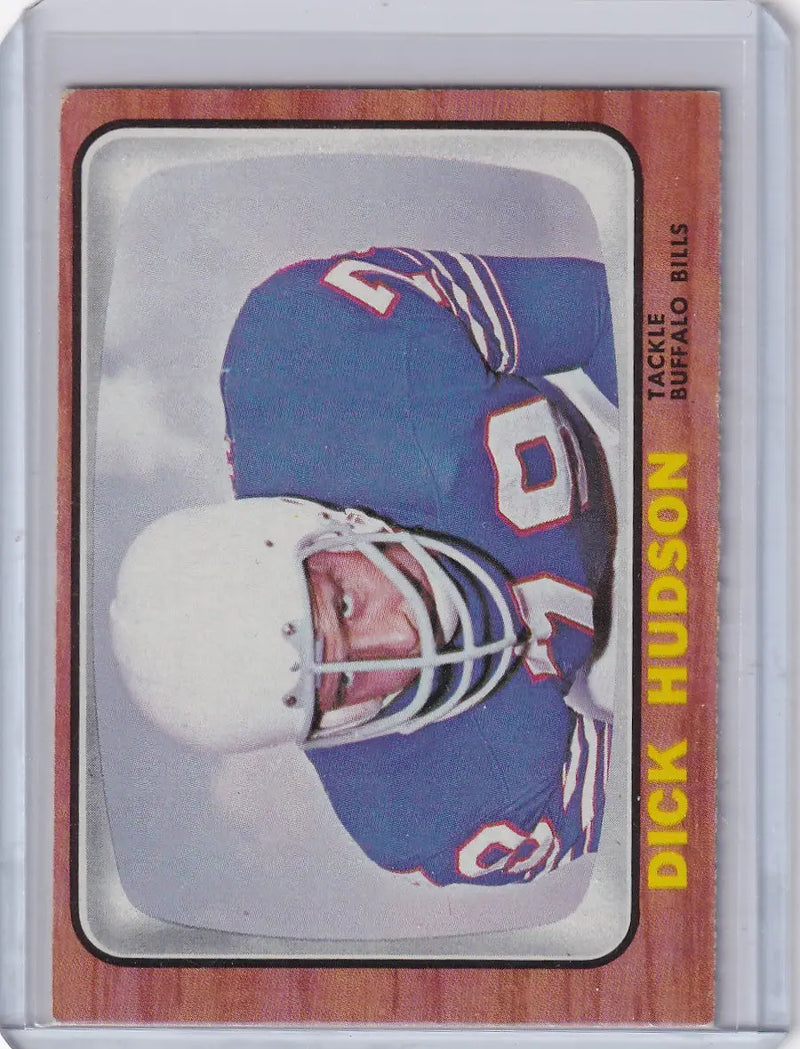 1966 Topps Football #25 Dick Hudson - Buffalo Bills - Football Card Single