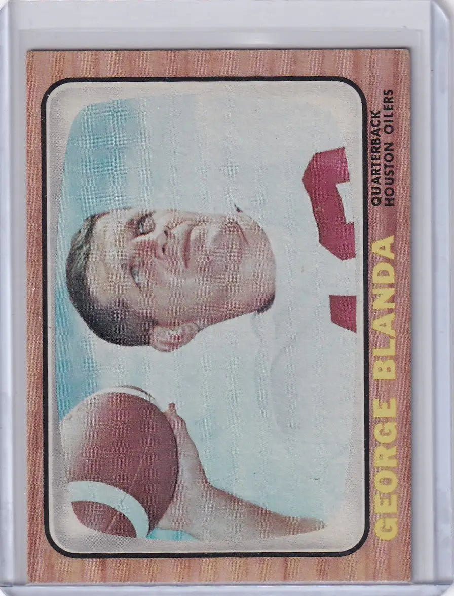 1966 Topps Football #48 George Blanda - Houston Oilers - Football Card Single