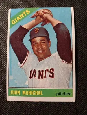 1966 Topps - Juan Marichal #420. SF Giants. edges. off center. VG - VG+ - Baseball Card Single