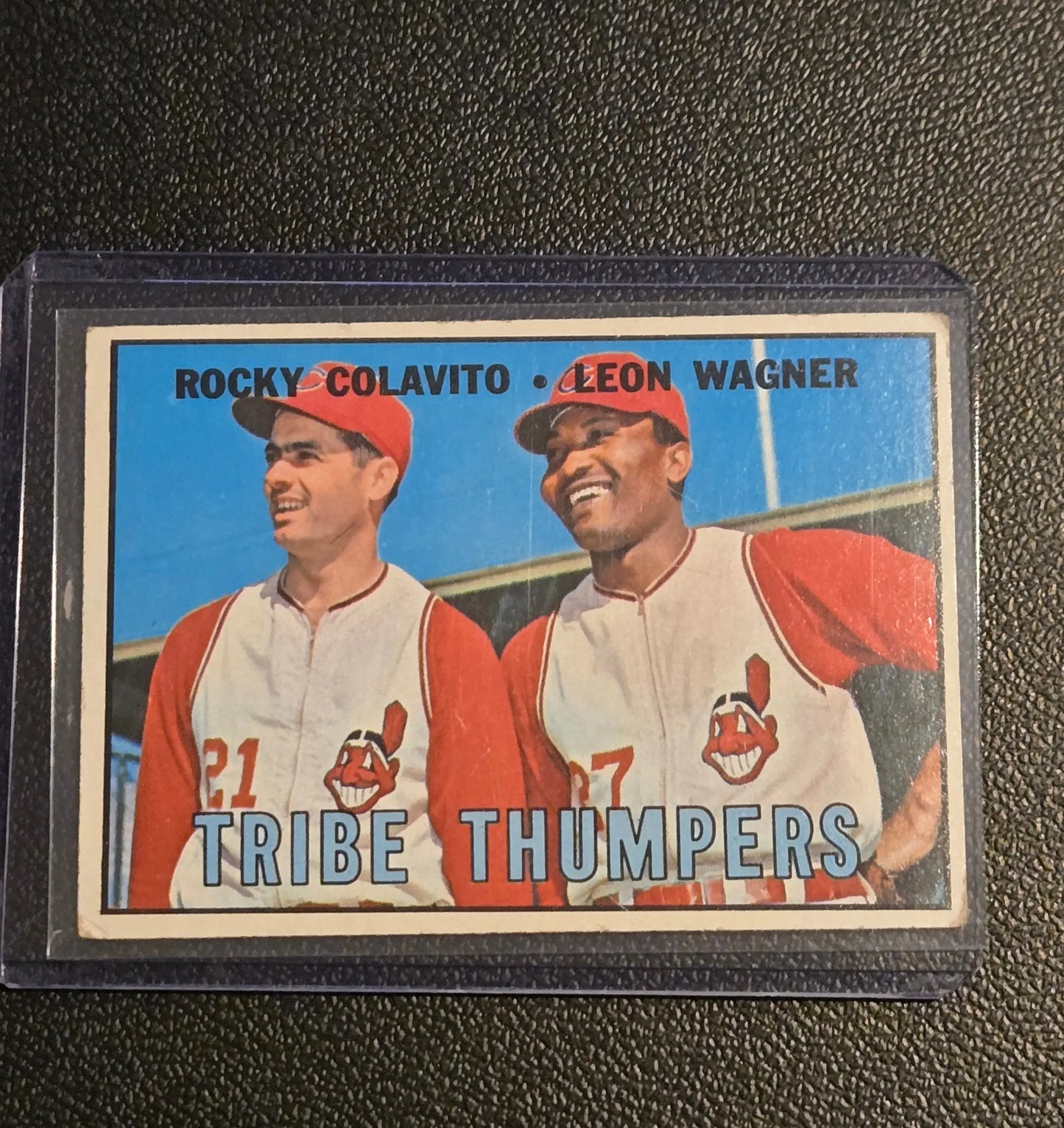 1967 O-Pee-Chee #109 Tribe Thumpers (Rocky Colavito / Leon Wagner)