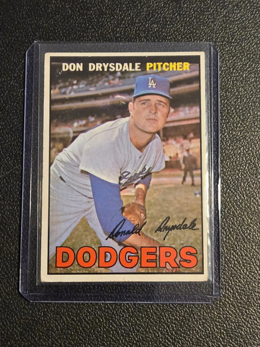 1967 Topps #55 Don Drysdale