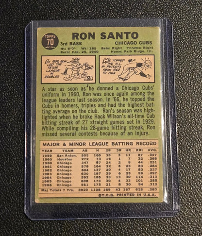1967 Topps #70 Ron Santo