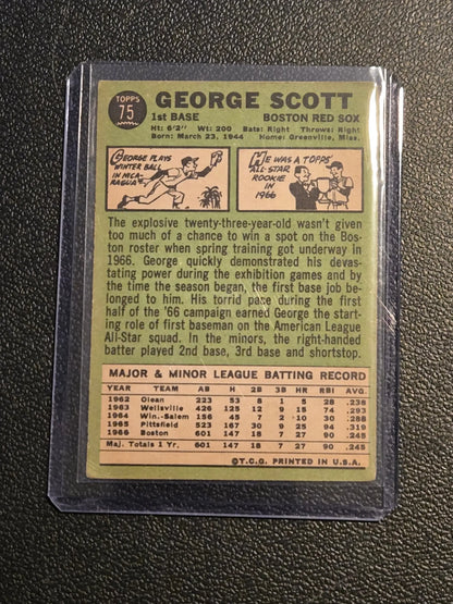 1967 Topps #75 George Scott