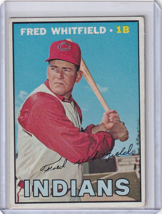 1967 Topps Baseball #275 Fred Whitfield - Cleveland Indians - Baseball Card Single