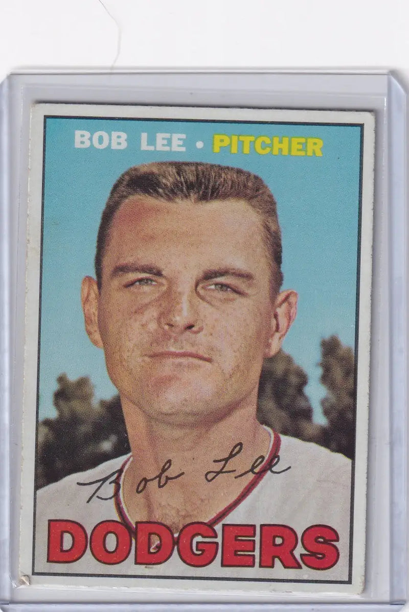 1967 Topps Baseball #313 Bob Lee - Los Angeles Dodgers