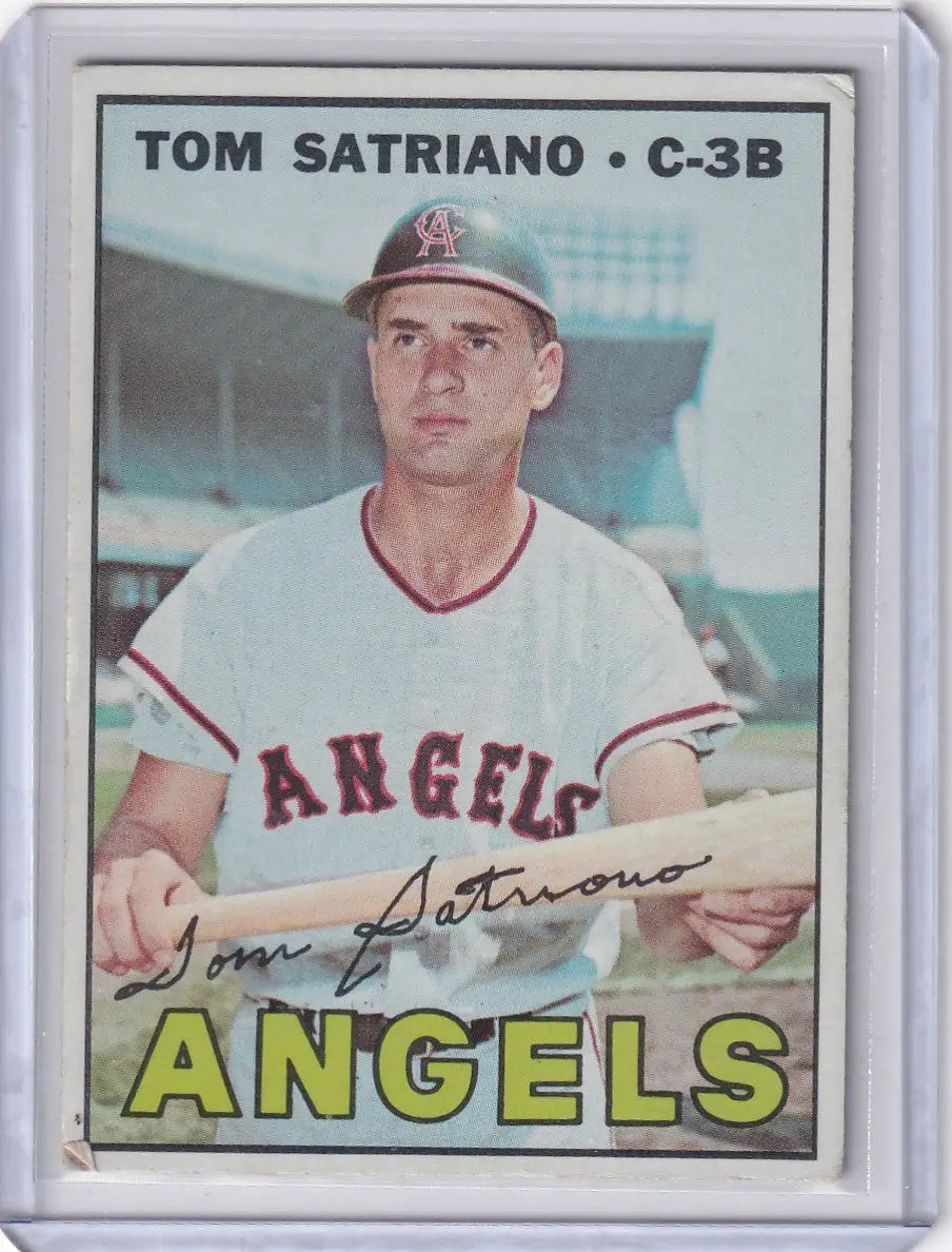 1967 Topps Baseball #343 Tom Satriano - California Angels