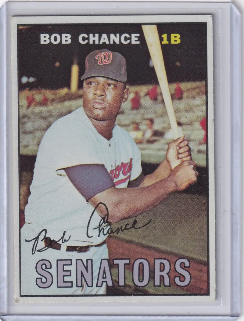 1967 Topps Baseball #349 Bob Chance - Washington Senators