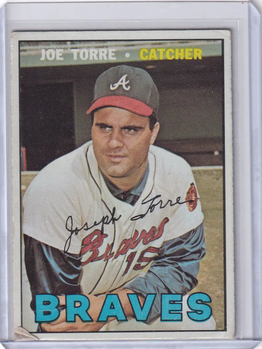 1967 Topps Baseball #350 Joe Torre - Atlanta Braves - Baseball Card Single