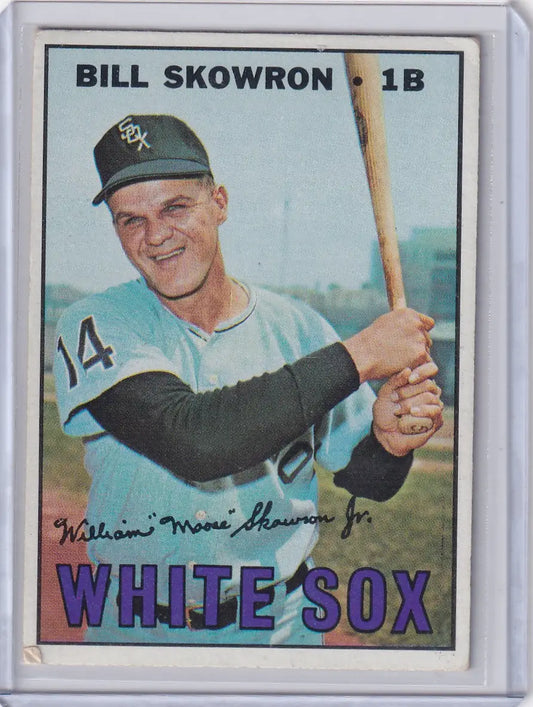 1967 Topps Baseball #357 Bill Skowron - Chicago White Sox - Baseball Card Single