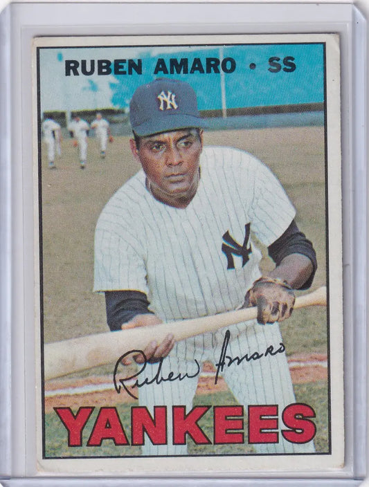 1967 Topps Baseball #358 Ruben Amaro - New York Yankees - Baseball Card Single