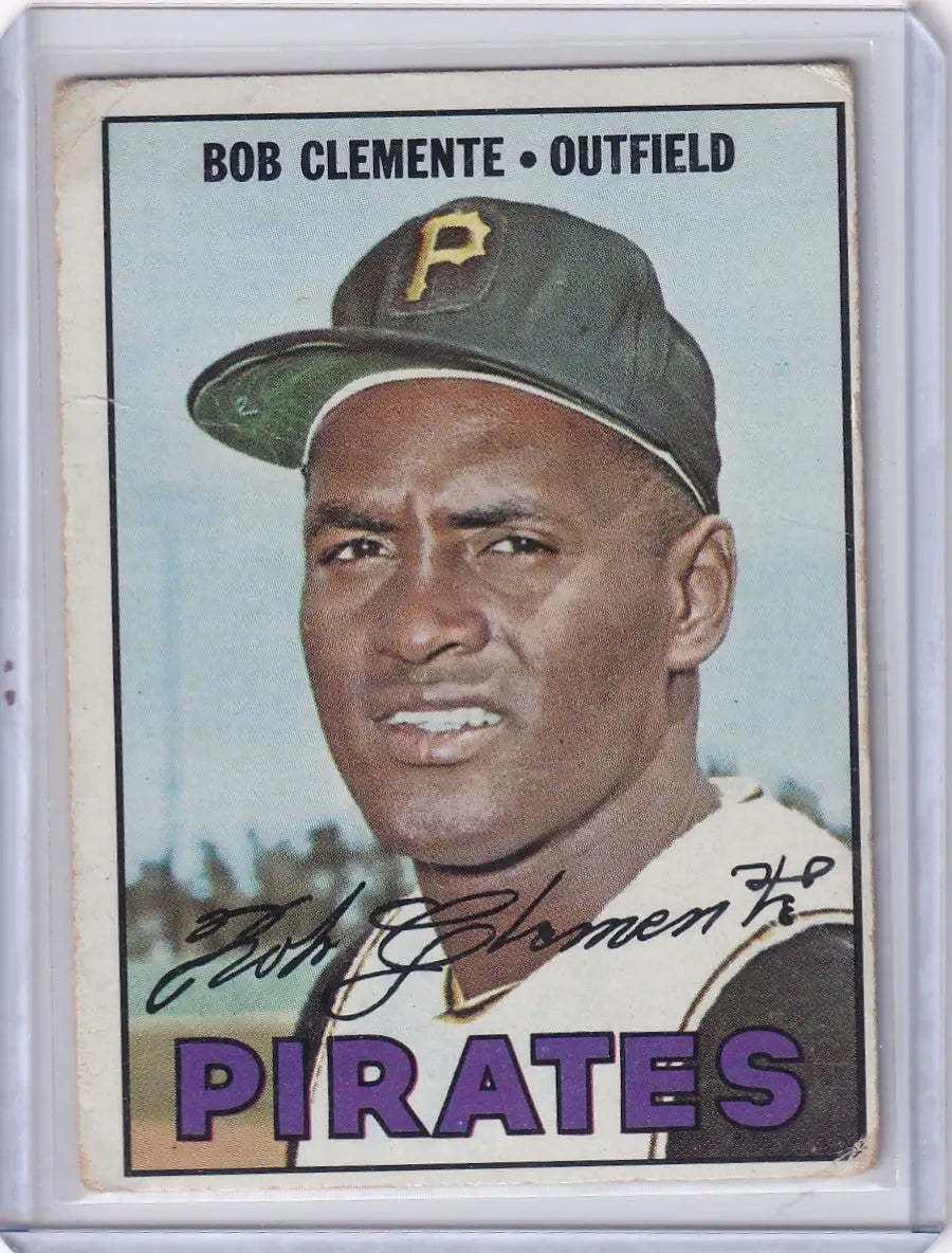 1967 Topps Baseball #400 Roberto Clemente - Pittsburgh Pirates DP