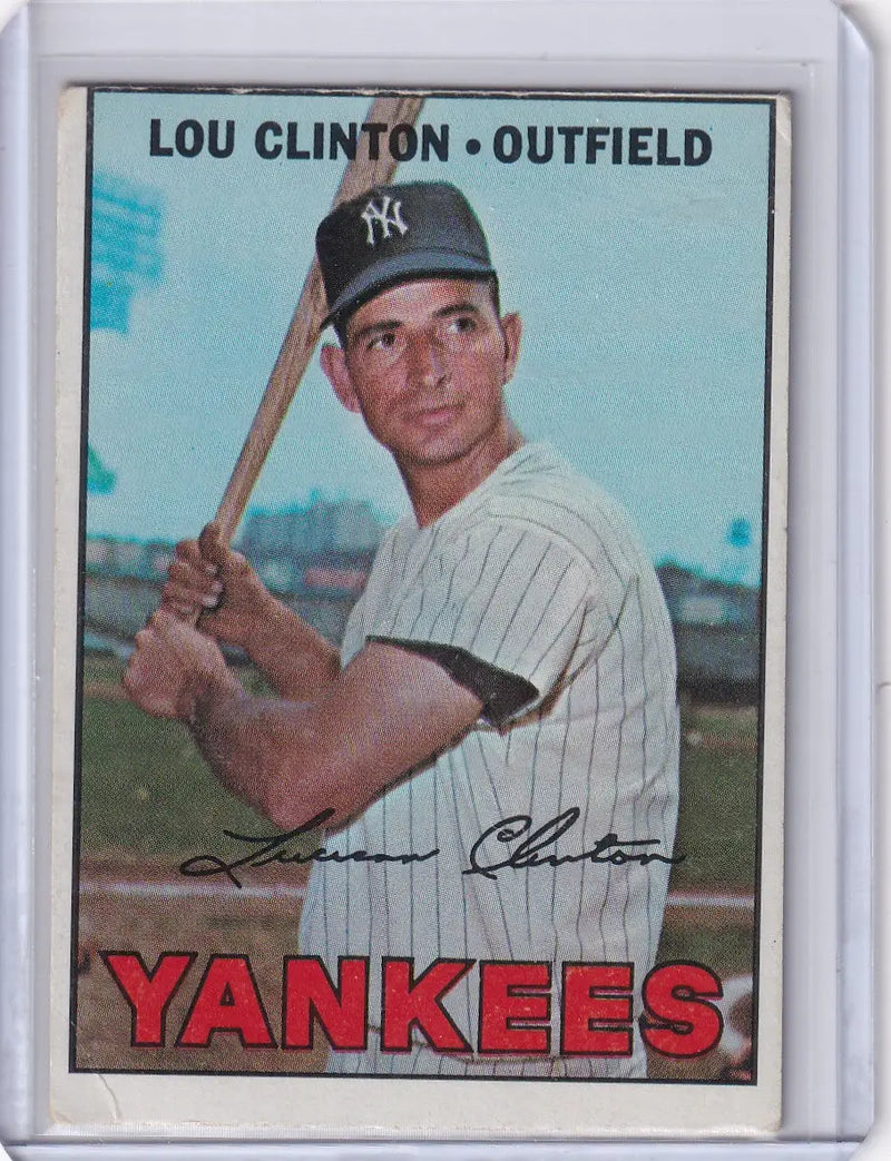1967 Topps Baseball #426 Lou Clinton - New York Yankees
