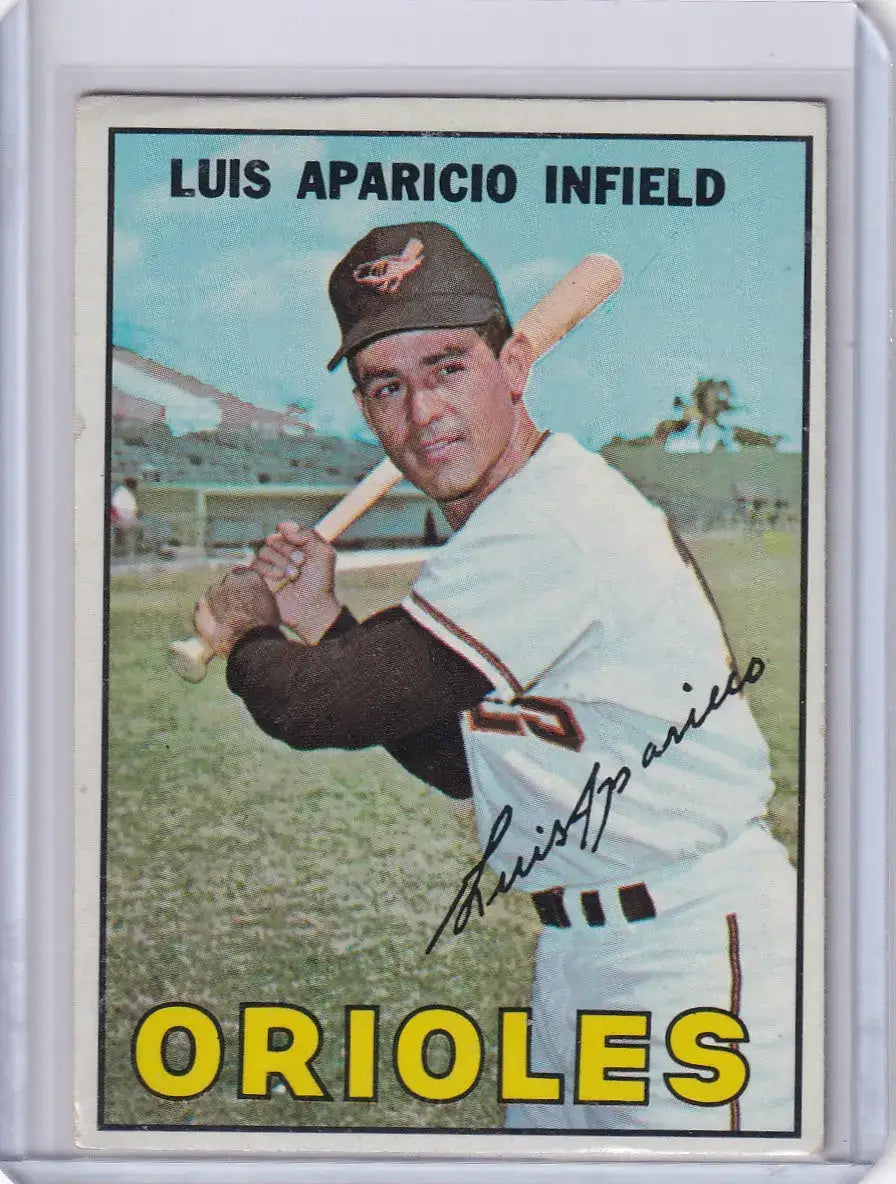 1967 Topps Baseball #60 Luis Aparicio - Baltimore Orioles