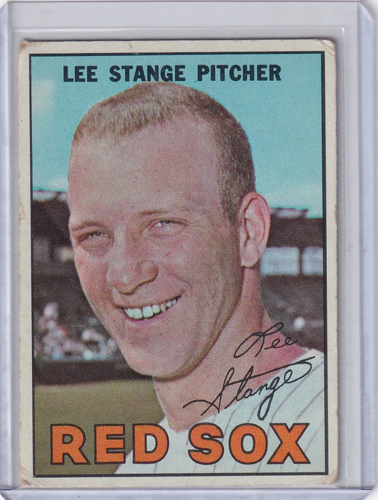1967 Topps Baseball #99 Lee Stange - Boston Red Sox - Baseball Card Single