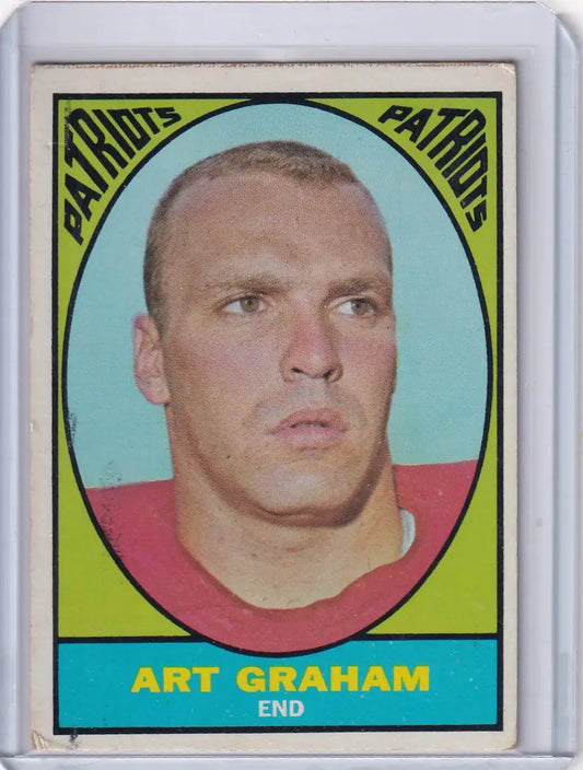 1967 Topps Football #12 Art Graham - Boston Patriots - Football Card Single