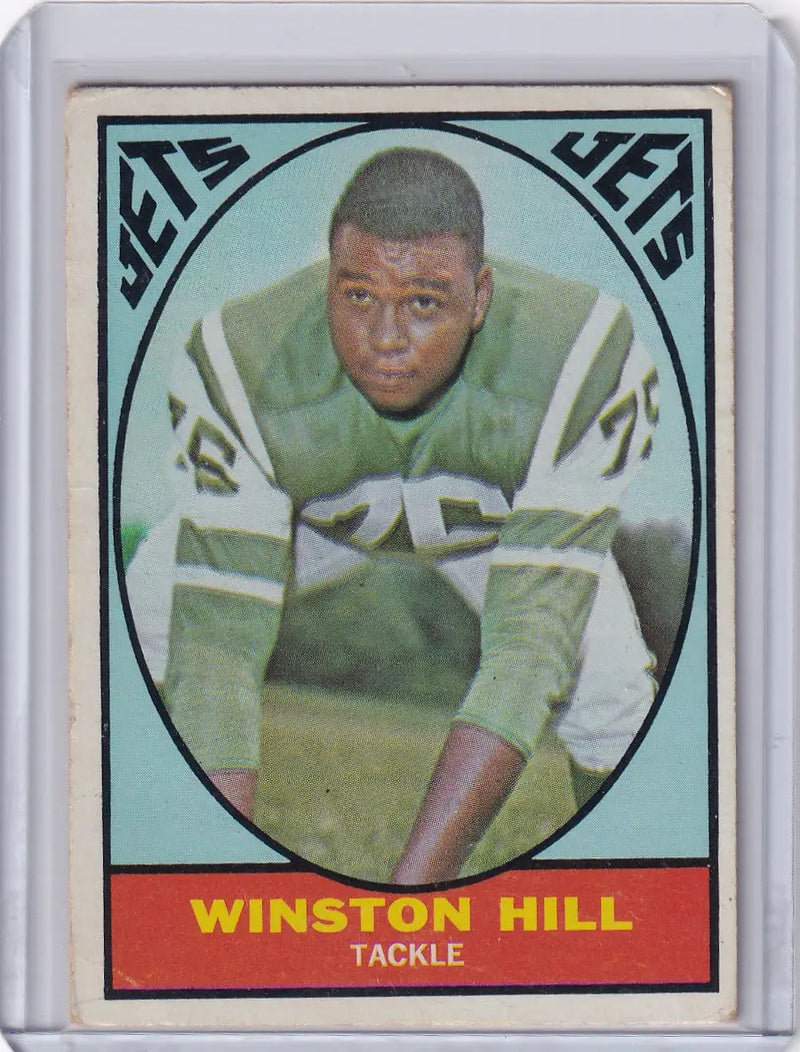 1967 Topps Football #95 Winston Hill - New York Jets