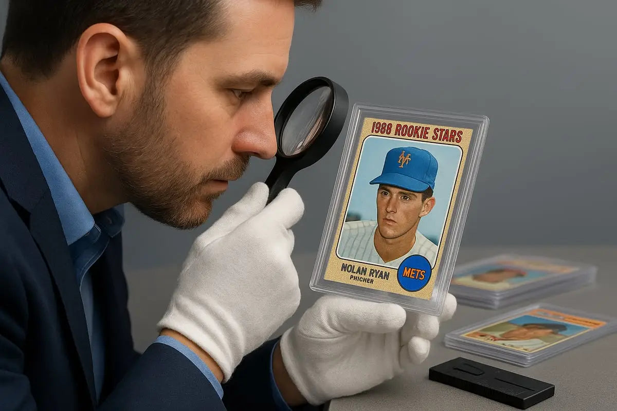 Nolan Ryan rookie 1968 Mets baseball card in protective plastic