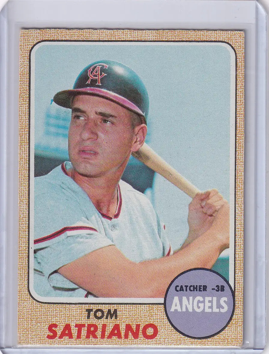 1968 Topps Baseball #238 Tom Satriano - California Angels