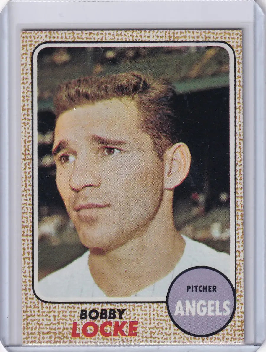 1968 Topps Baseball #24 Bobby Locke - California Angels