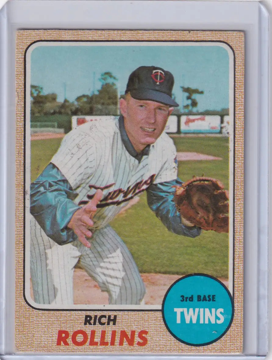 1968 Topps Baseball #243 Rich Rollins - Minnesota Twins