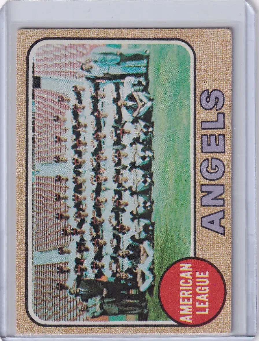1968 Topps Baseball #252 California Angels Team