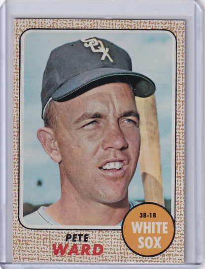 Pete Ward Chicago White Sox Topps Baseball card from 1968 Topps Baseball set