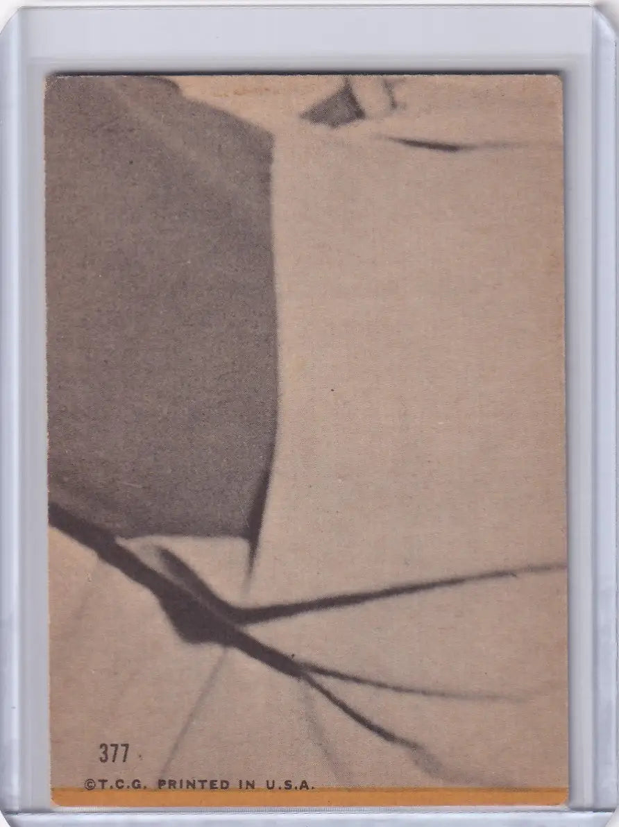 1968 Topps Baseball Joe Horlen card in clear sleeve, Chicago White Sox collectible