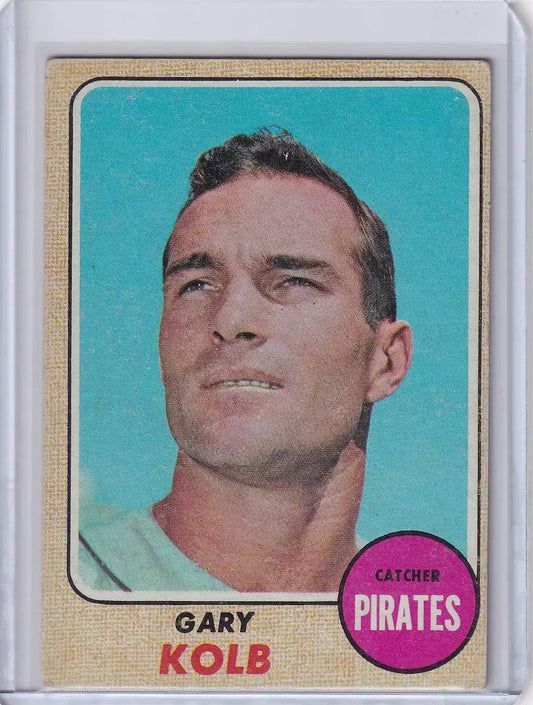 1968 Topps Baseball #407 Gary Kolb - Pittsburgh Pirates - Baseball Card Single