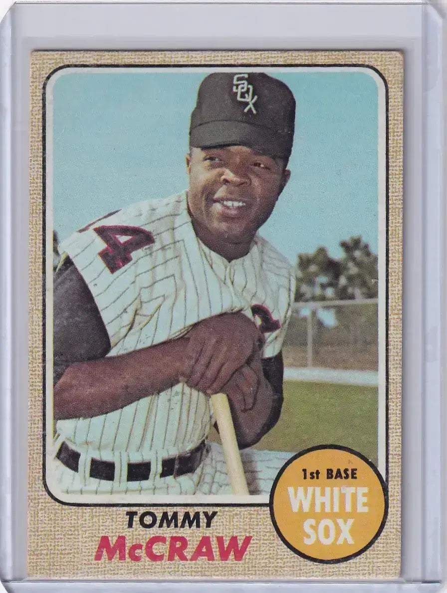 1968 Topps Baseball #413 Tommy McCraw - Chicago White Sox