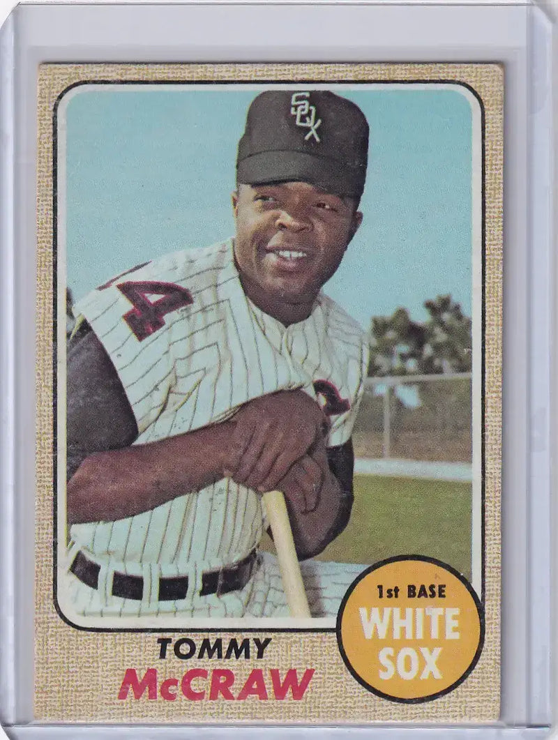 1968 Topps Baseball #413 Tommy McCraw - Chicago White Sox