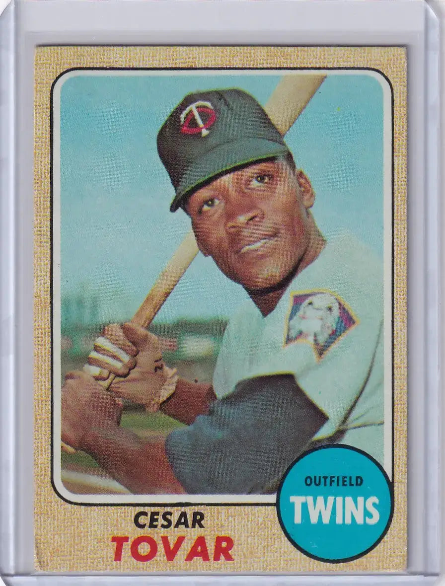 1968 Topps Baseball #420 Cesar Tovar - Minnesota Twins