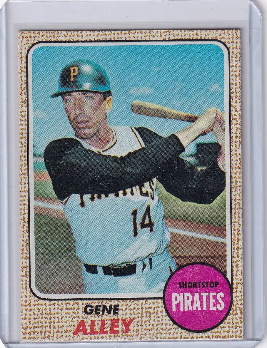 1968 Topps Baseball #53 Gene Alley - Pittsburgh Pirates