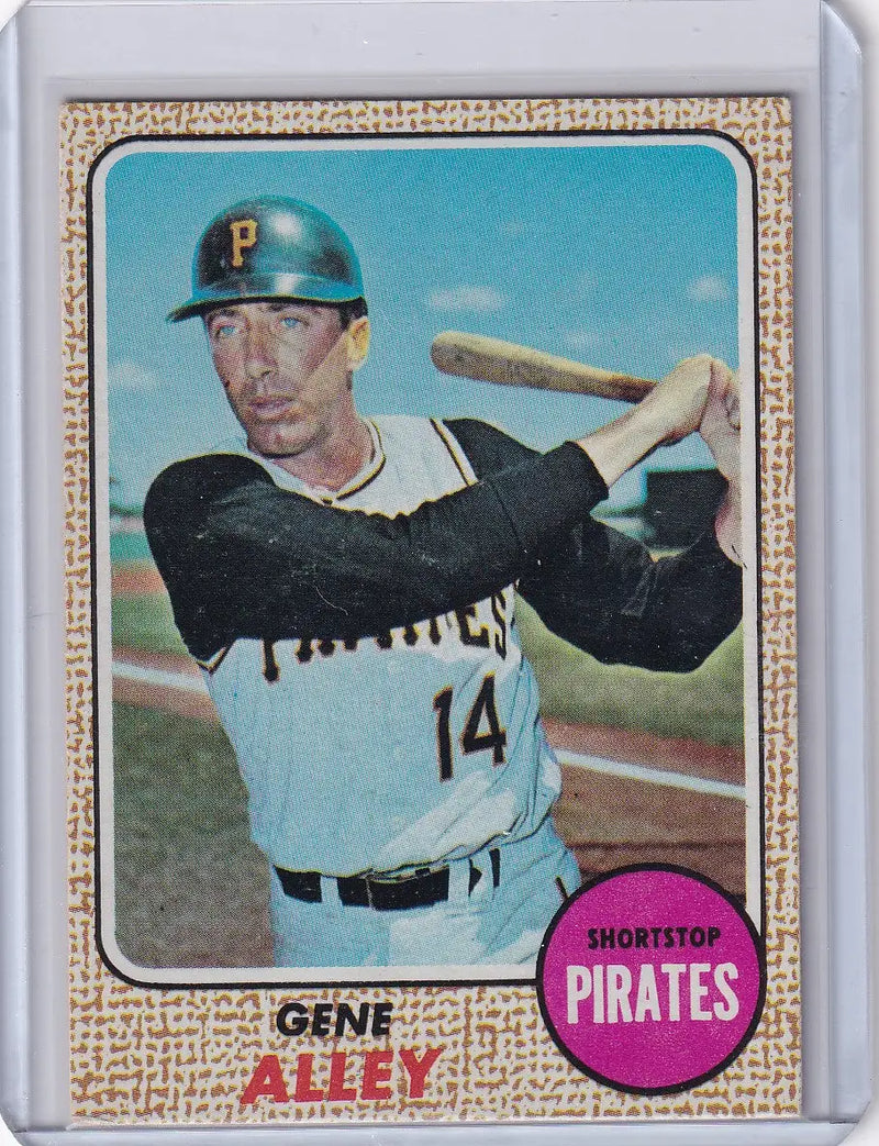 1968 Topps Baseball #53 Gene Alley - Pittsburgh Pirates