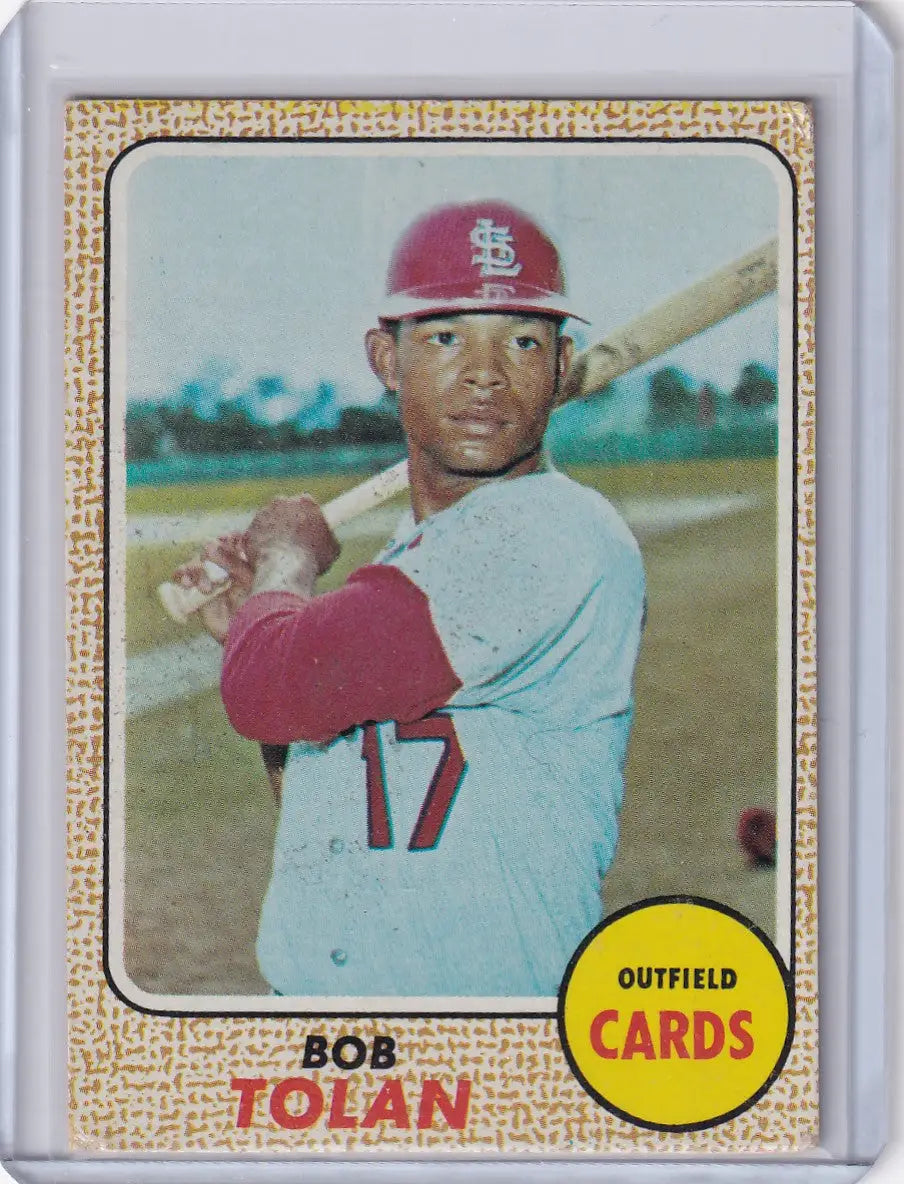 1968 Topps Baseball #84 Bob Tolan - St. Louis Cardinals