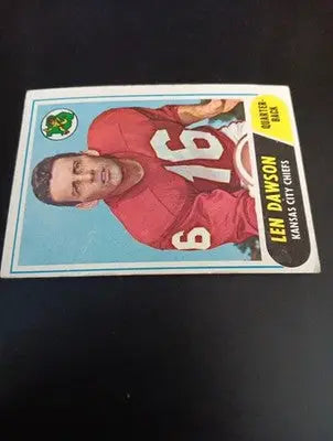 1968 Topps - Len Dawson #171. KC Chiefs. EX- EX+ - Football Card Single