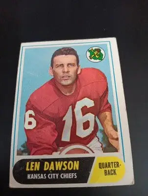 1968 Topps - Len Dawson #171. KC Chiefs. EX- EX+ - Football Card Single