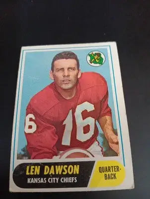 1968 Topps - Len Dawson #171. KC Chiefs. EX- EX+ - Football Card Single