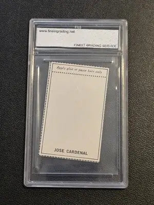 1969-70 MLB/MLBPA Baseball Stars Photostamps #NNO Jose Cardenal Graded FGS 10 - Baseball Card Single