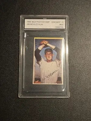 1969 MLB PhotoStamps #NNO Jim McGlothlin FGS 10 - Baseball Card Single