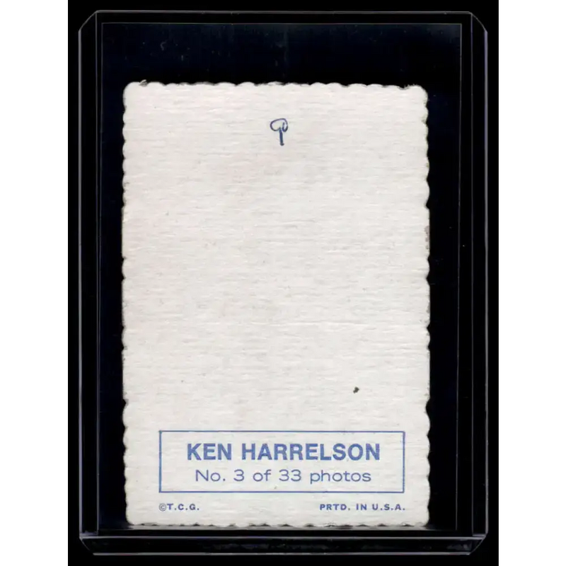1969 Topps #3 Ken Harrelson EX Boston Red Sox Baseball Card - Baseball Card Single