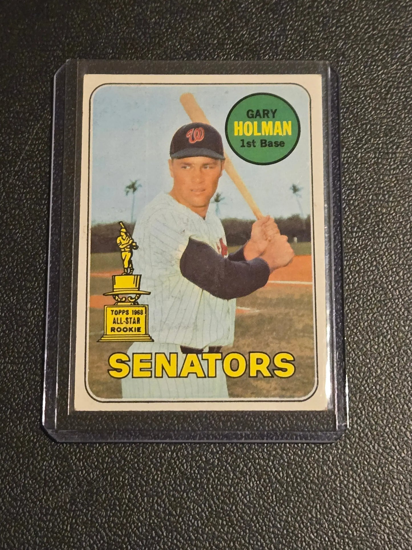 Vintage Topps Gary Holman baseball card in protective sleeve 1969 Topps #361