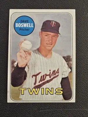1969 Topps #459 Dave Boswell - Baseball Card Single