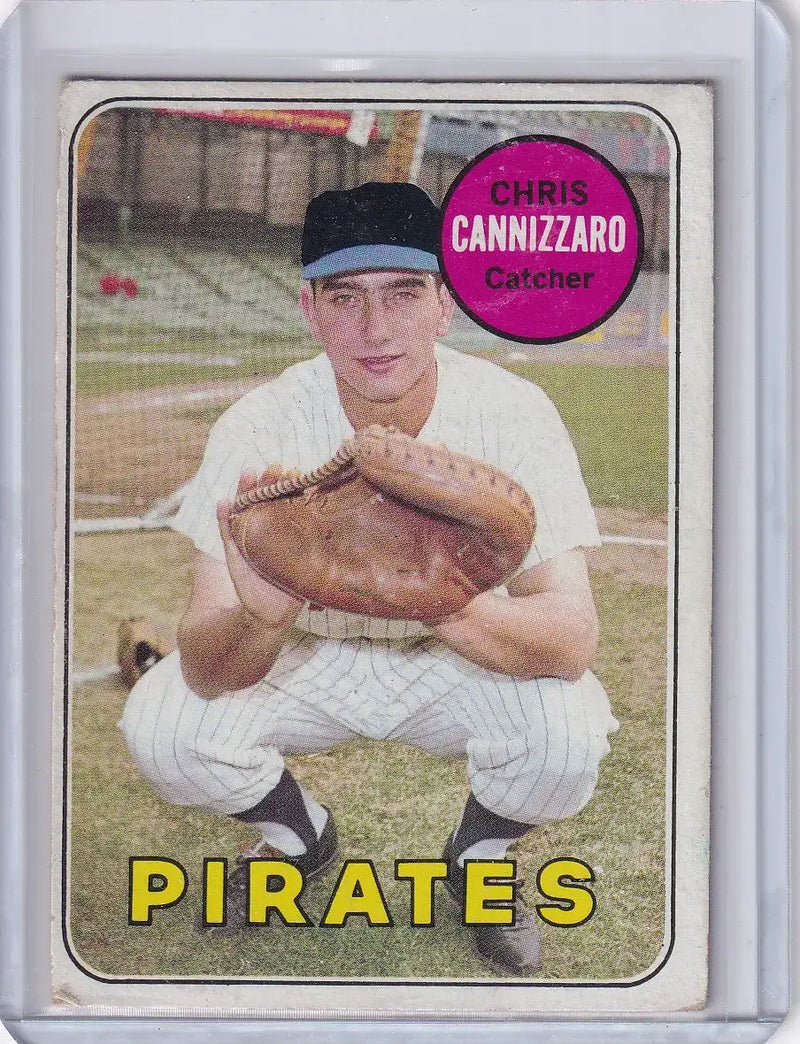 1969 Topps Baseball #131 Chris Cannizzaro - Pittsburgh Pirates - Baseball Card Single