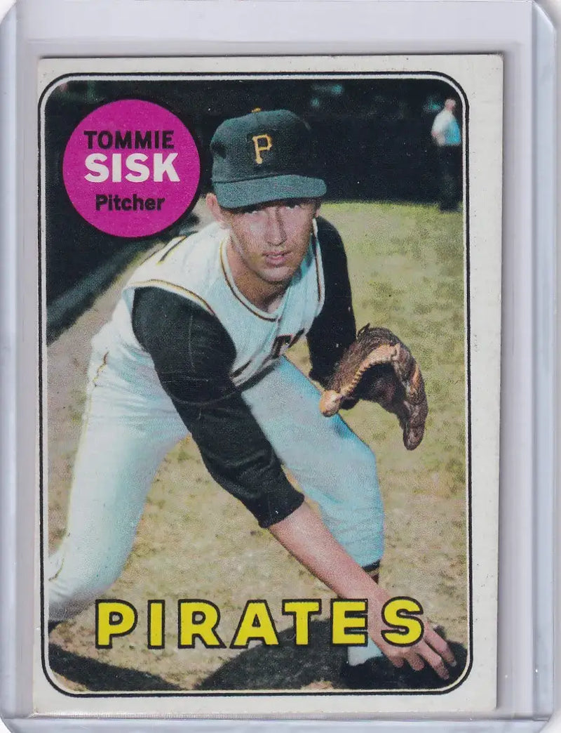 1969 Topps Baseball #152 Tommie Sisk - Pittsburgh Pirates