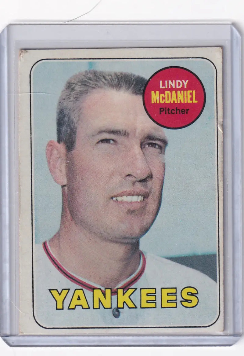 1969 Topps Baseball #191 Lindy McDaniel - New York Yankees
