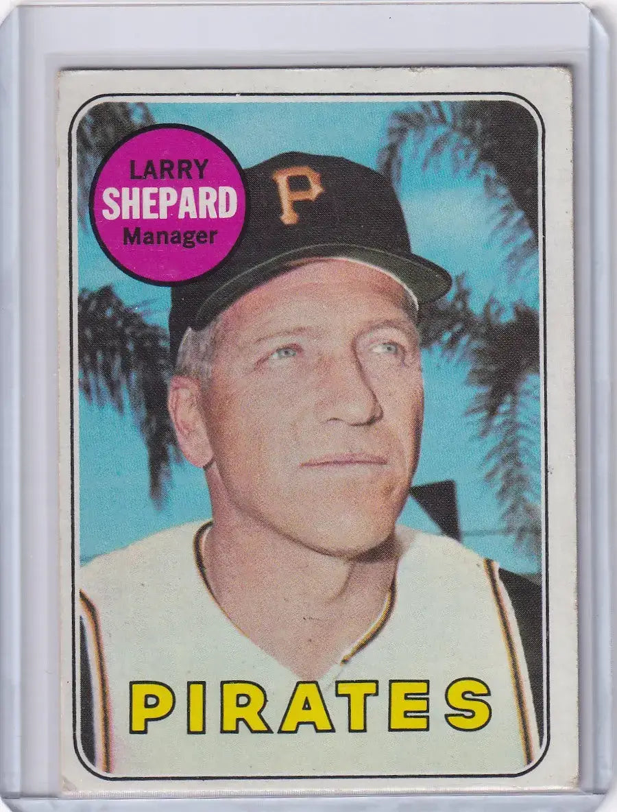 1969 Topps Baseball #384 Larry Shepard - Pittsburgh Pirates