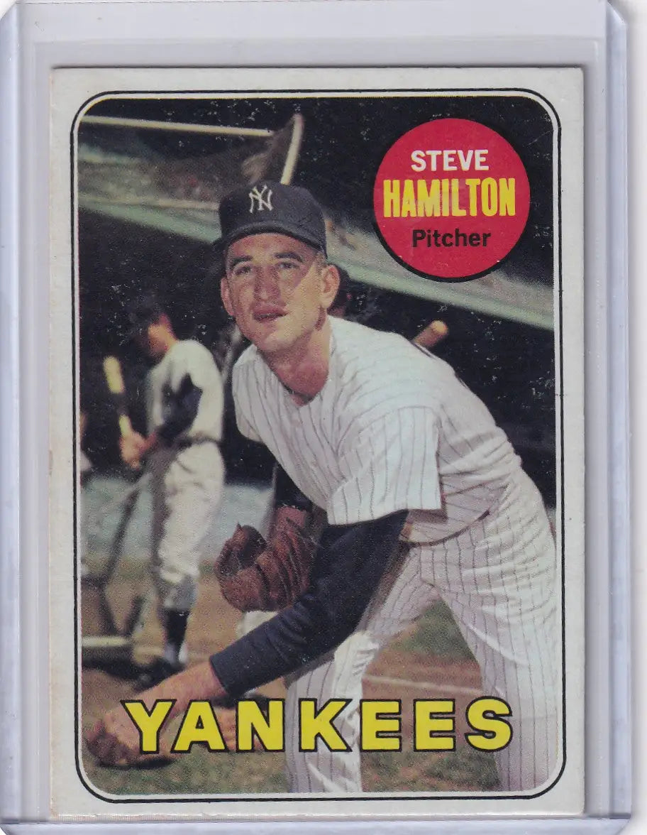 1969 Topps Baseball #69 Steve Hamilton - New York Yankees