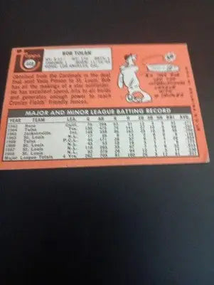 1969 Topps - Bobby Tolan #448. Cincinnati Reds. EX - Baseball Card Single