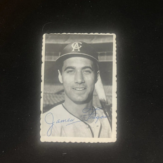 Vintage trading card of Jim Fregosi from the 1969 Topps Deckle Edge series